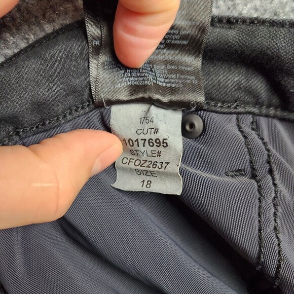 NYDJ Not Your Daughter Black Curves 360 CFOZ2637 Slim High Rise Jeans SIZE 18 - Picture 16 of 16